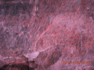 Cave Valley hike - second cave - petroglyphs