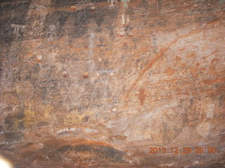 Cave Valley hike - second cave - petroglyphs