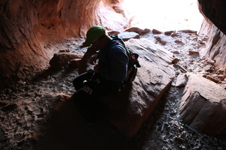 Cave Valley hike - second cave - petroglyphs