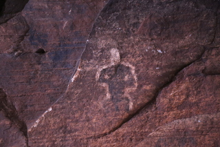 Cave Valley hike - second cave - petroglyphs