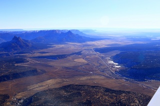 aerial - flying from Saint George