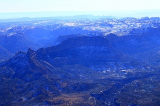 aerial - flying from Saint George