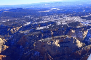 aerial - flying from Saint George