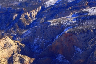 aerial - Zion National Park