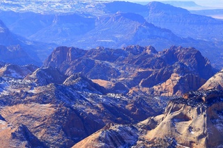 aerial - Zion National Park area