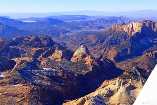 aerial - Zion National Park