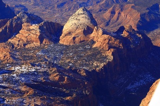 aerial - Zion National Park