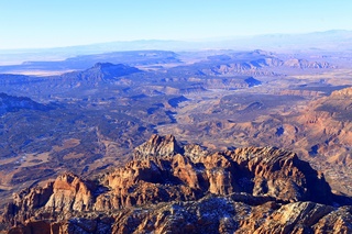 aerial - Zion National Park