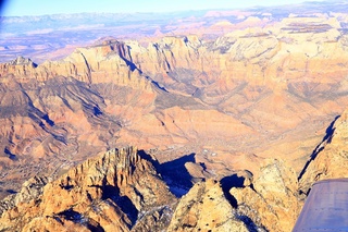 aerial - Zion National Park area