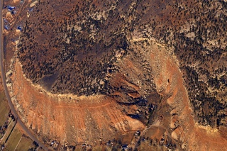 aerial - Zion National Park area