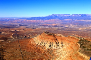 aerial - flying back to Saint George