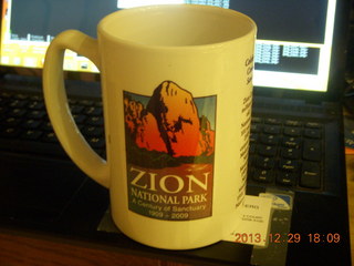 Zion mug from years ago