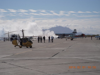 oil-smoke fire at Coolidge Airport