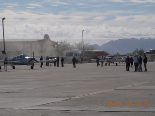 oil-smoke fire at Coolidge Airport