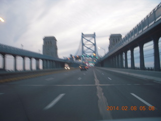 Ben Franklin Bridge to New Jersey
