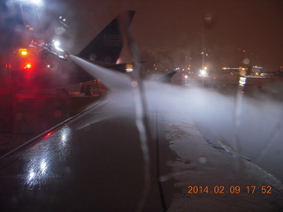 de-icing our flight