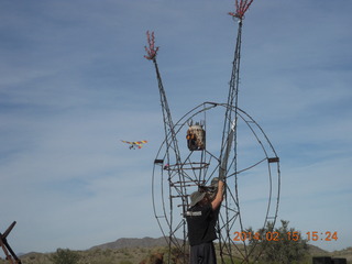 Motown - Arizona Flying Circus - big man sculpture