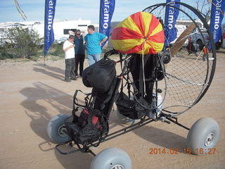 Motown - Arizona Flying Circus - preparing for my powered-parachute ride