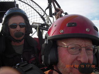 Motown - Arizona Flying Circus - preparing for my powered-parachute ride