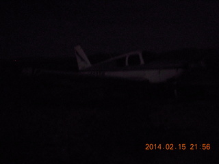 N8377W in flight over Valley of Fire