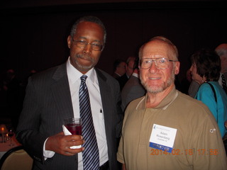 Ben Carson and Adam at Hillsdale College event