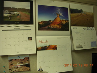 my calendars at work