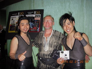 Tao drummers from Japan with Adam