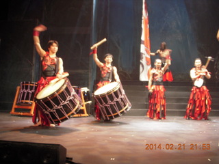 Tao drummers from Japan with Adam