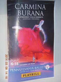 Pennsylvania Ballet - Carmina Burana program