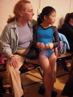 Cecelia gymnastic event - Betsy and Cecelia - Betsy and Cecelia