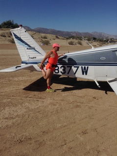 Ocotillo airstrip (L90) - Adam stretching