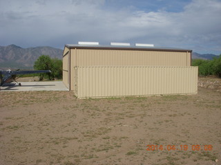 Bouquet Ranch run - hangar