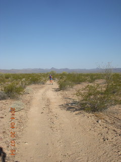 2254 8ll. Alamo Lake airstrip run - Adam