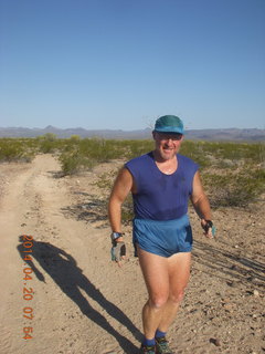 295 8ll. Alamo Lake airstrip run - Adam