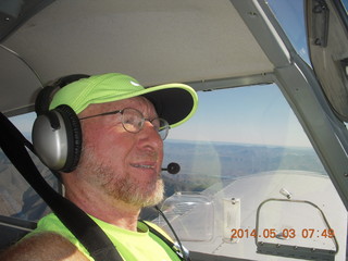 1393 8m3. Adam flying N8377W to Double Circle Ranch