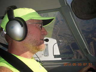 1400 8m3. Adam flying N8377W to Double Circle Ranch