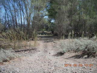 Double Circle Ranch run - dry creekbed