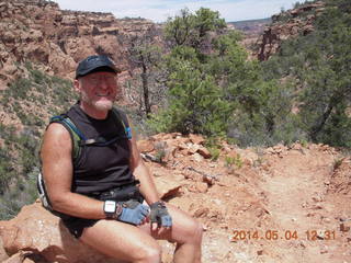 2277 8m4. Canyon de Chelly - Spider Rock hike -  Adam