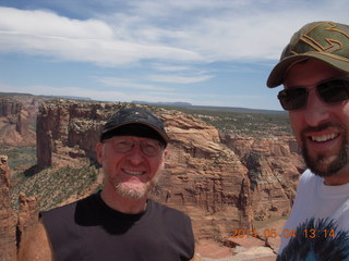 Canyon de Chelly - Spider Rock hike - Adam