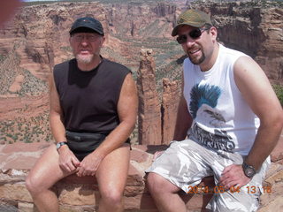 Canyon de Chelly - Spider Rock viewpoint - Adam and Neil K