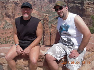 Canyon de Chelly - Spider Rock hike - Adam