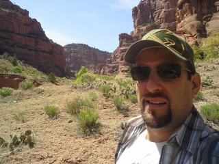 Canyon de Chelly - Spider Rock hike - Adam