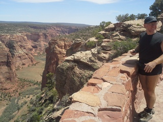 Canyon de Chelly - Spider Rock hike - Adam's cap