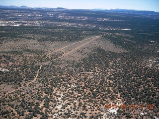 aerial - Dark Canyon airstrip