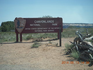 Canyonlands National Park sign