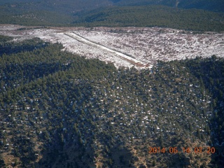 aerial - Willow Flats airstrip