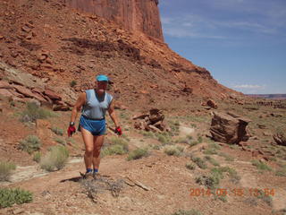 239 8mf. Canyonlands National Park - Lathrop hike - Adam (tripod and timer)