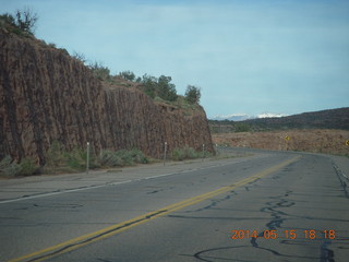 432 8mf. drive back from Canyonlands to Moab