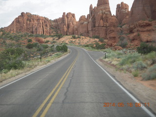 Arches National Park drive