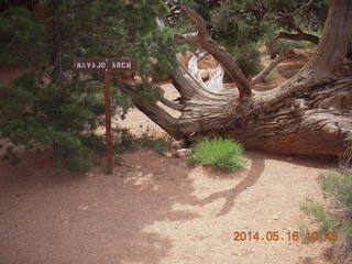 Arches National Park - Devil's Garden hike - rockfall near my favorite hole in the rock